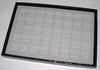 Tray with 40 squares